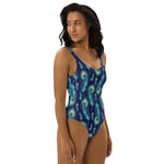Peacock Feather One Piece Women's Swimsuit