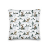 Christmas Reindeer Throw Pillows