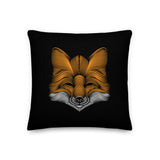 Fox Minimalist Throw Pillows