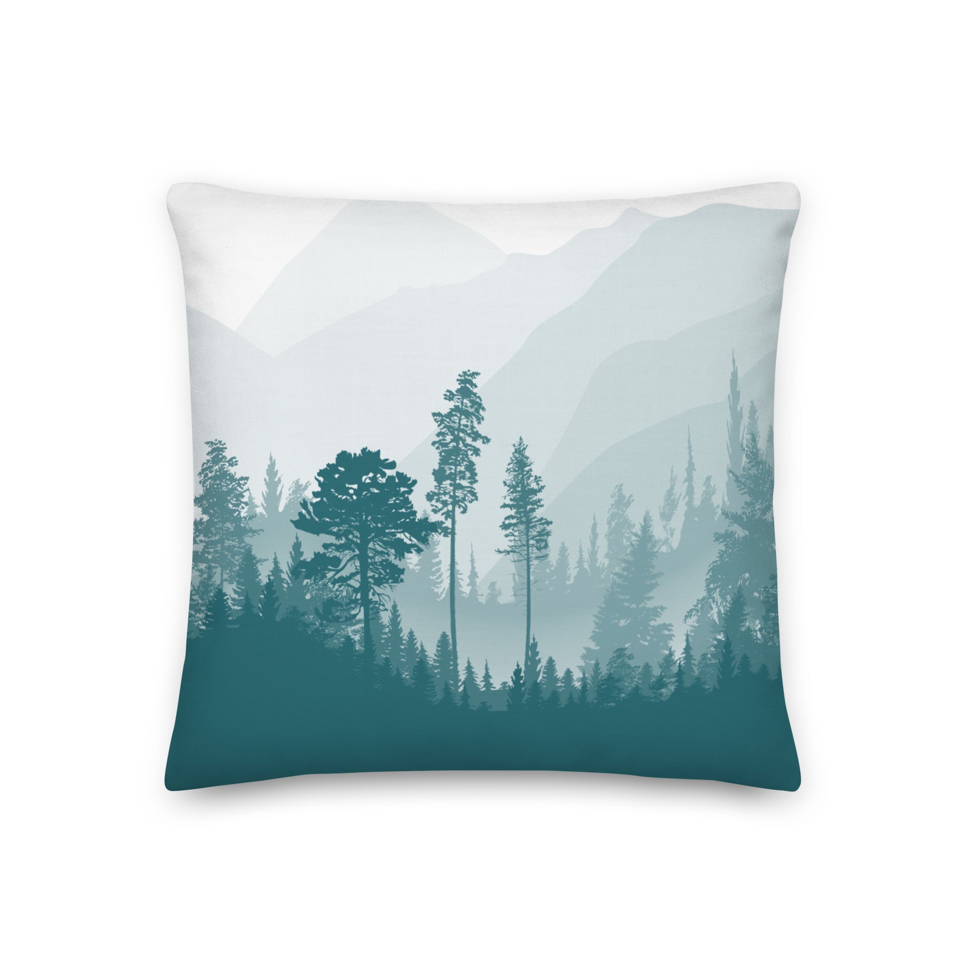 Forest Wilderness Throw Pillow
