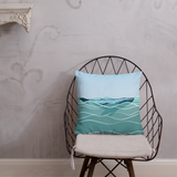 Humpback Whale Throw Pillow