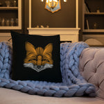 Fox Minimalist Throw Pillows