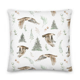 Eagle Christmas Throw Pillows