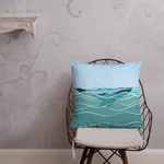 Humpback Whale Throw Pillow