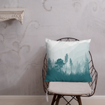 Forest Wilderness Throw Pillow