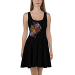 Tiger & Wild Flowers Skater Dress