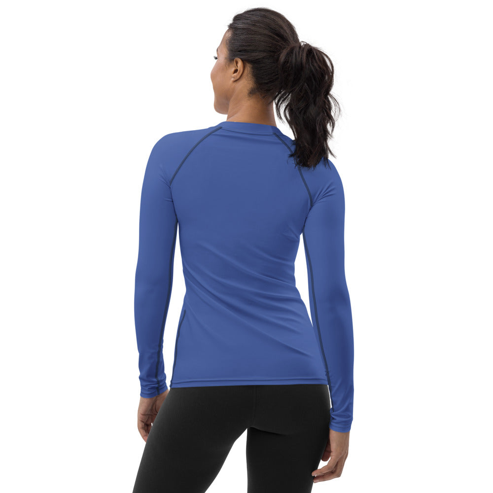 Shark Women's Blue Rash Guard