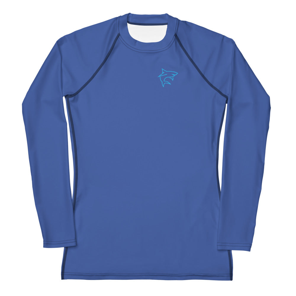 Shark Women's Blue Rash Guard