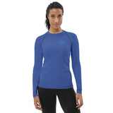 Shark Women's Blue Rash Guard