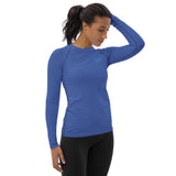 Shark Women's Blue Rash Guard