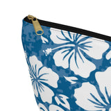 Floral Hawaiian T-Bottom Accessories Pouch