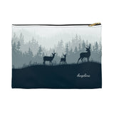 Personalized Deer Elk Family Accessories Pouch