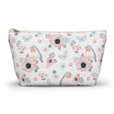 Red Robin, Butterflies & Flowers T-Bottom Accessories Pouch