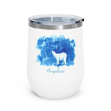 Personalized Polar Bear Wine Tumbler, 12oz