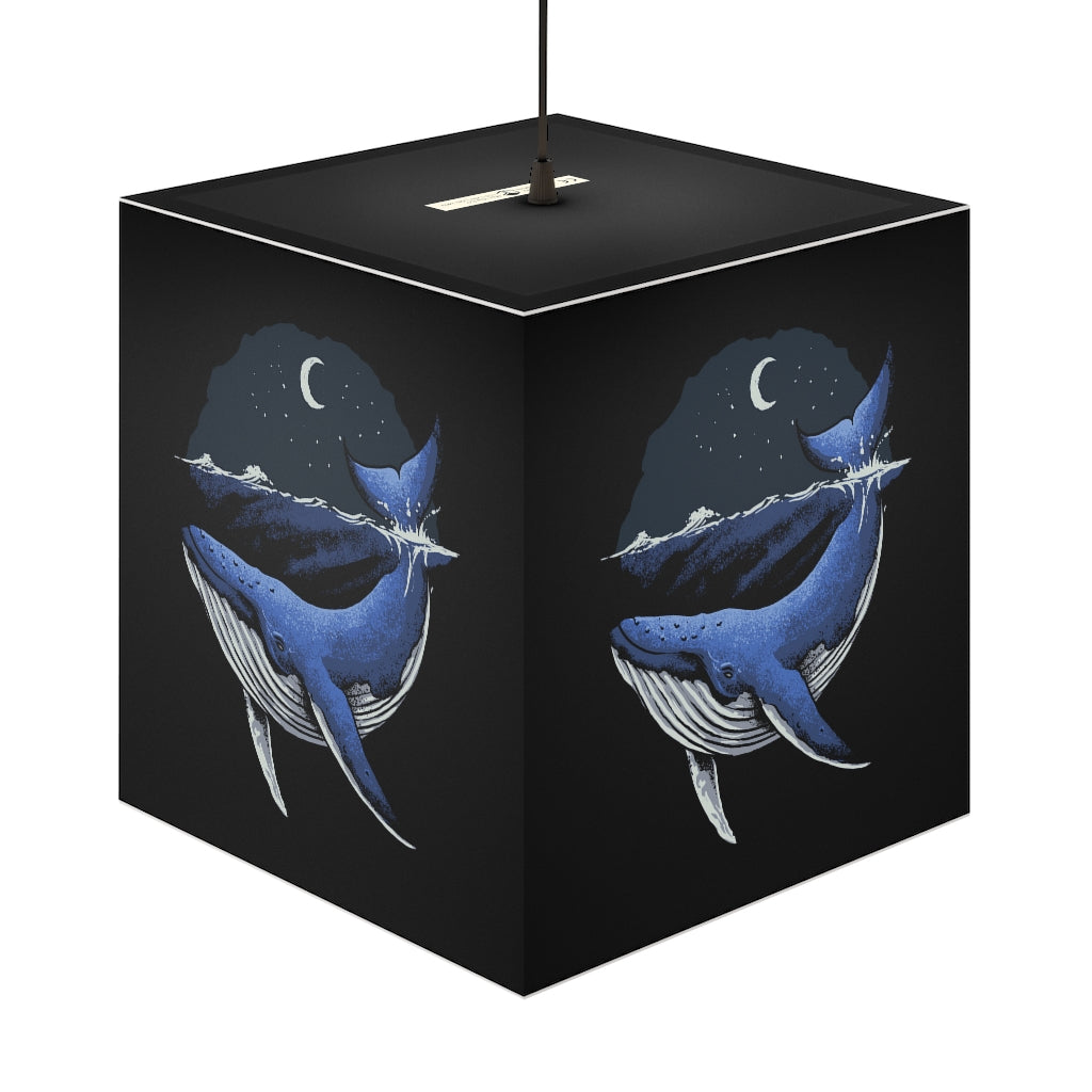 Moon Humpback Whale Light Cube Lamp (US | EU Plug)