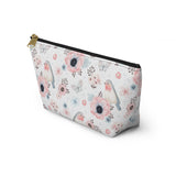 Red Robin, Butterflies & Flowers T-Bottom Accessories Pouch