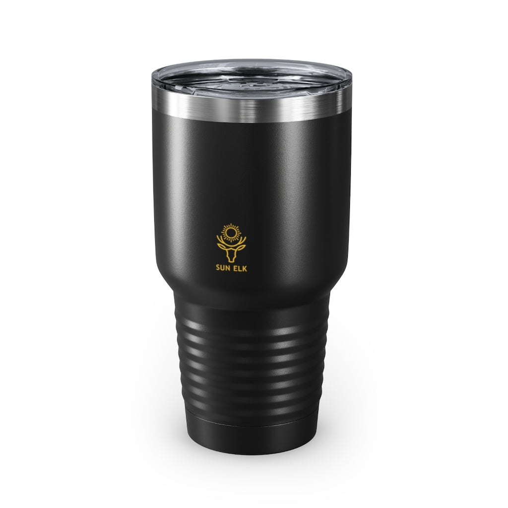 Personalized Mountains Ringneck Tumbler Travel Mugs, 30oz