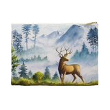 Elk Deer Watercolor Accessories Pouch