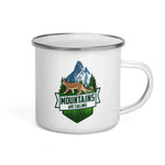 'Mountains Are Calling' Mountain Lion Camping Mug, 12oz