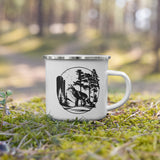 Fox & Forest Camping Mug, 12oz