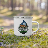 'Mountains Are Calling' Mountain Lion Camping Mug, 12oz