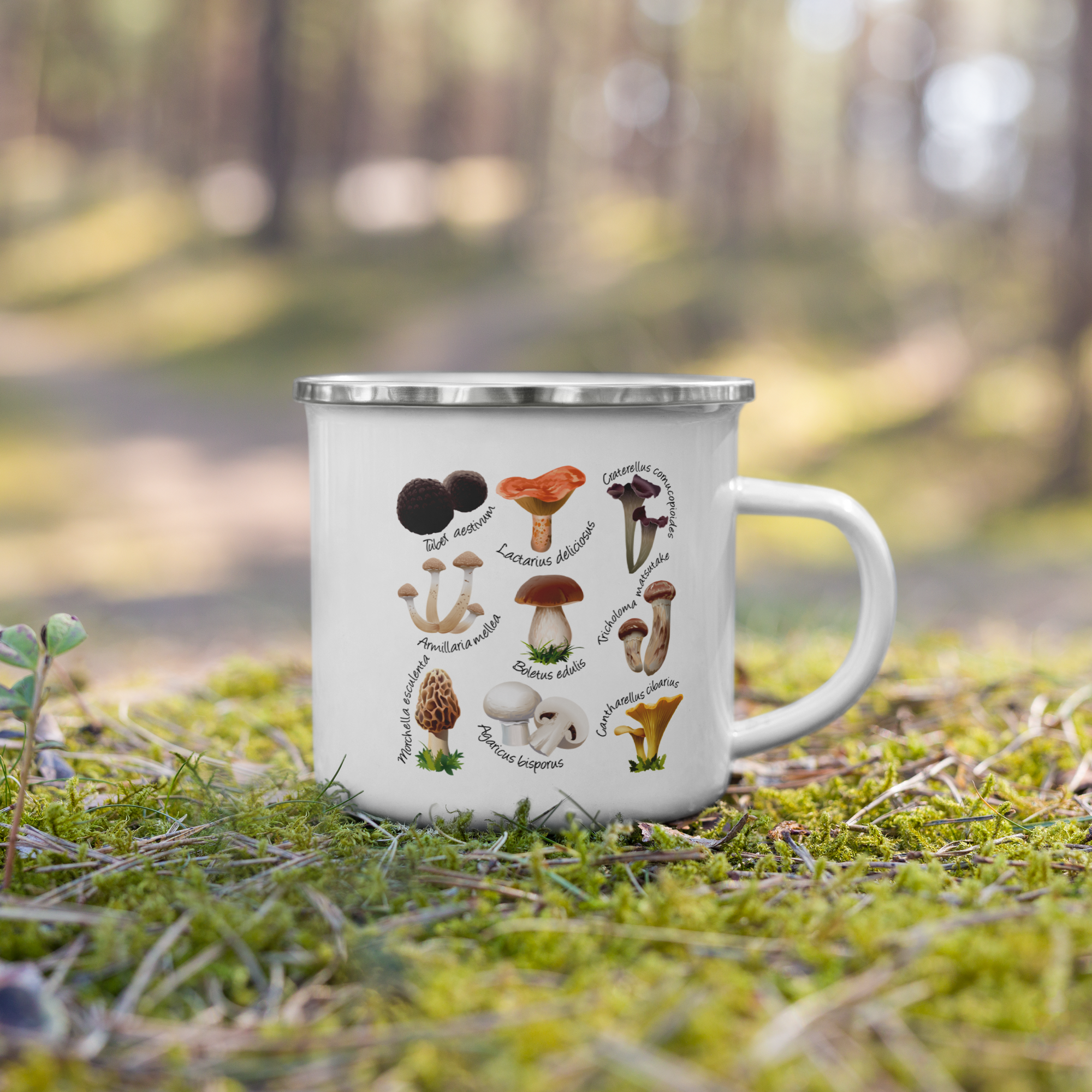 Mushrooms & Fungi Camping Mug, 12oz