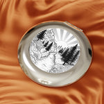 Mountains & Sun Retro Compact Travel Mirror