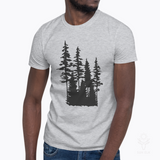 Forest & Pine Trees Softstyle Softstyle T-Shirt