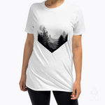 Geometric Pine Tree Forest Softstyle T-Shirt