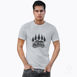 Grizzly Bear Paw & Mountains Softstyle T-Shirt