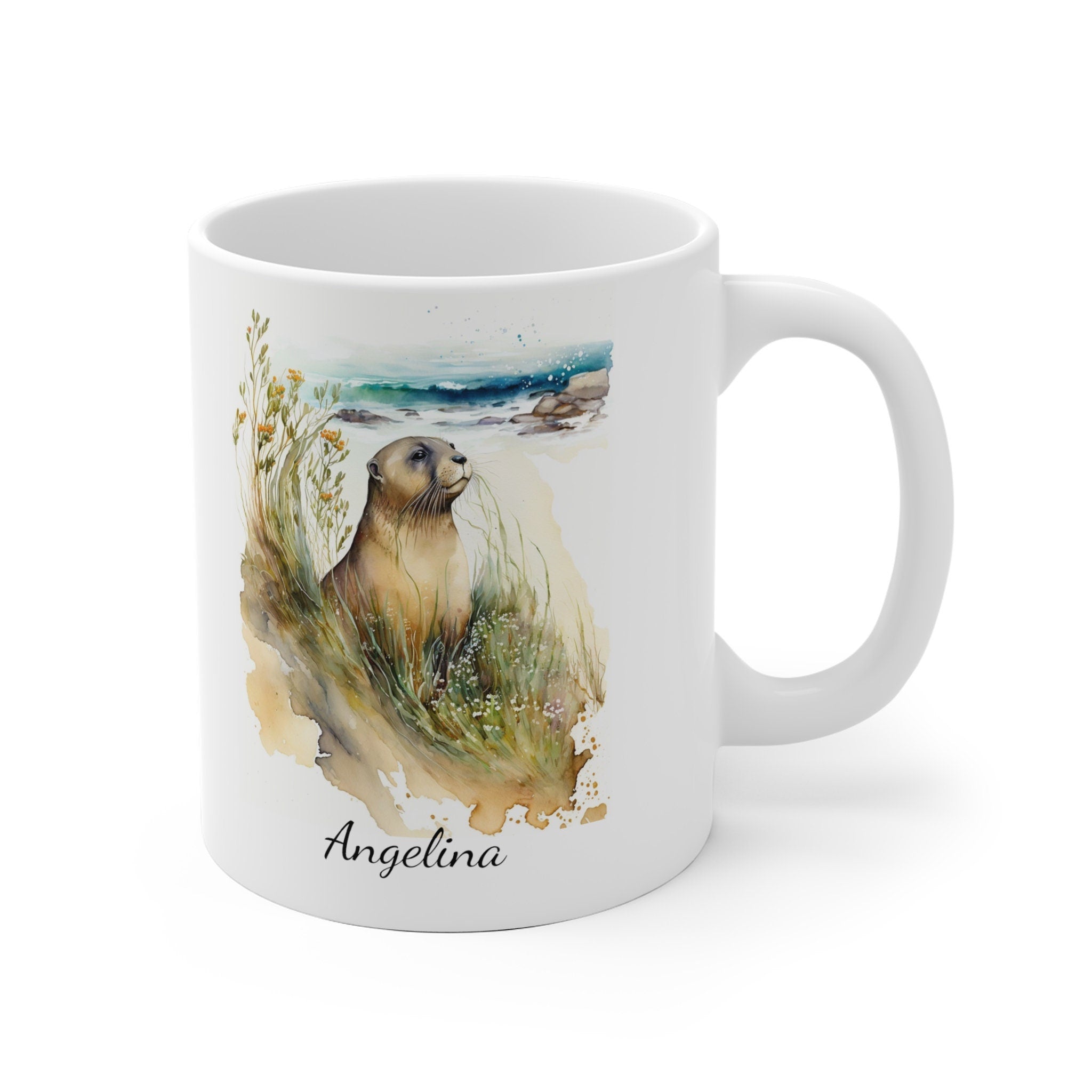 Personalized Sea Lion Coffee Mug