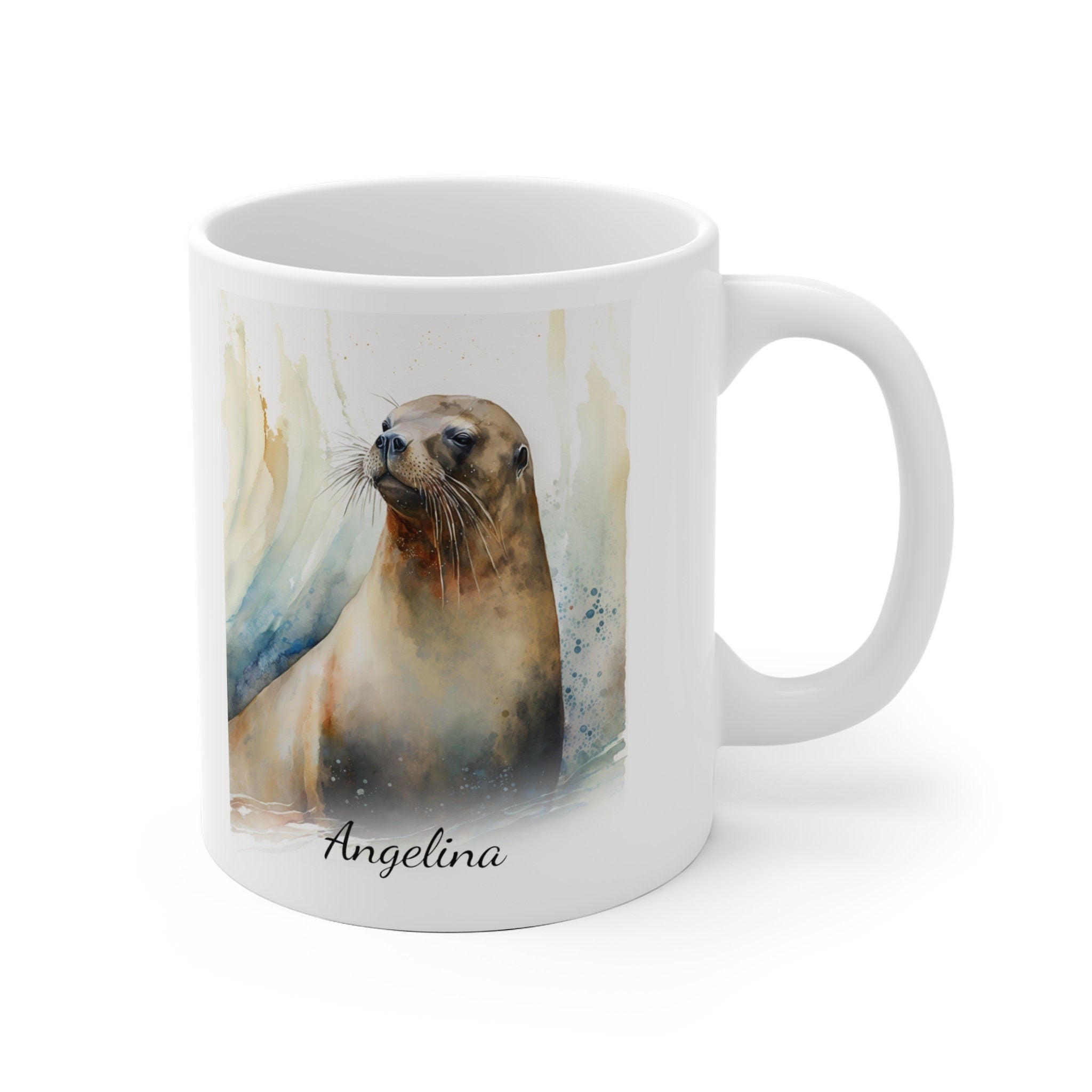 Personalized Sea Lion Coffee Mug