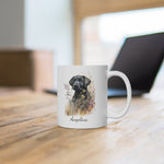 Personalized Black Labrador Puppy Coffee Mug