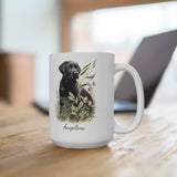 Personalized Black Labrador Coffee Mug