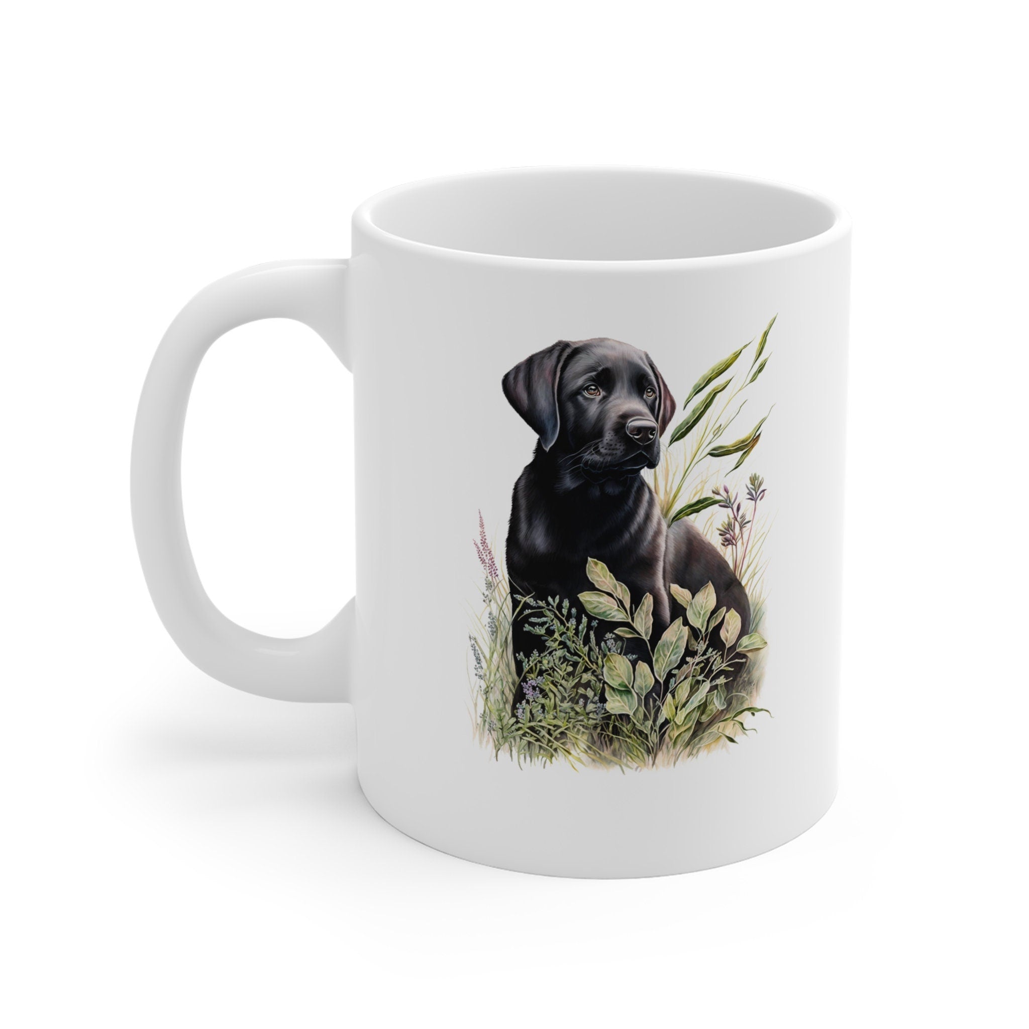 Personalized Black Labrador Coffee Mug