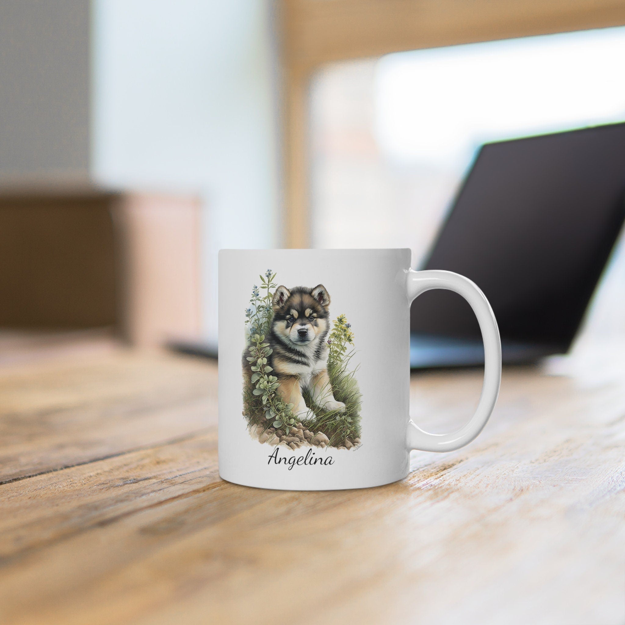Personalized Alaskan Malamute Coffee Mug