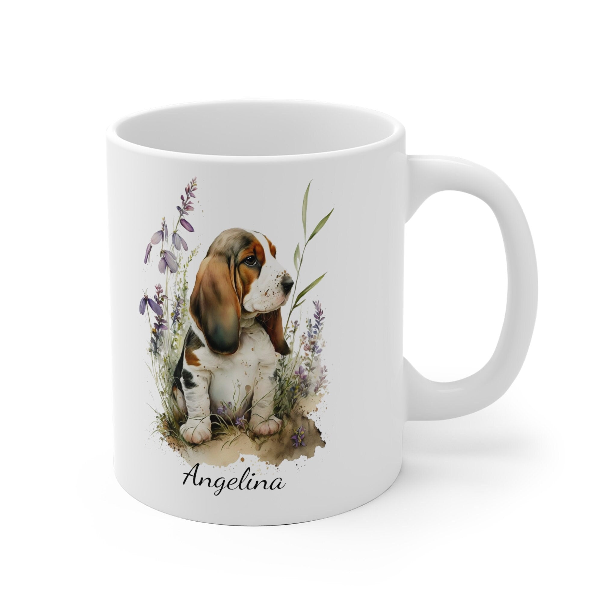 Personalized Basset Hound Mug Coffee Mug