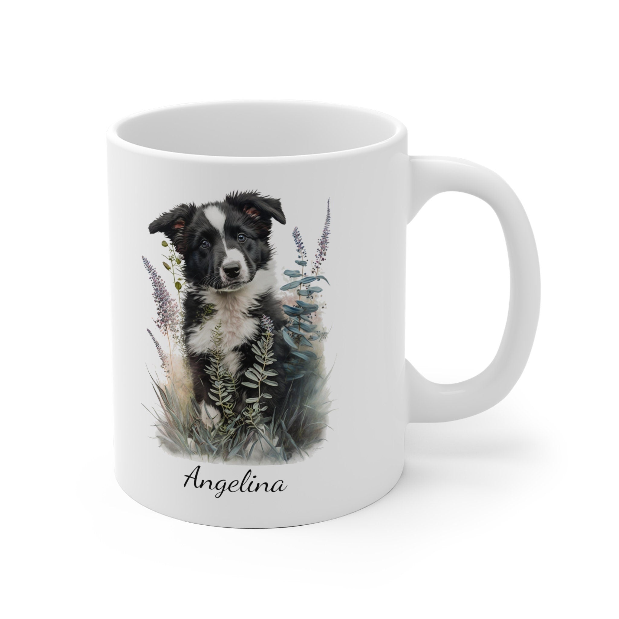 Personalized Border Collie Coffee Mug