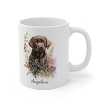 Personalized Chocolate Labrador Coffee Mug