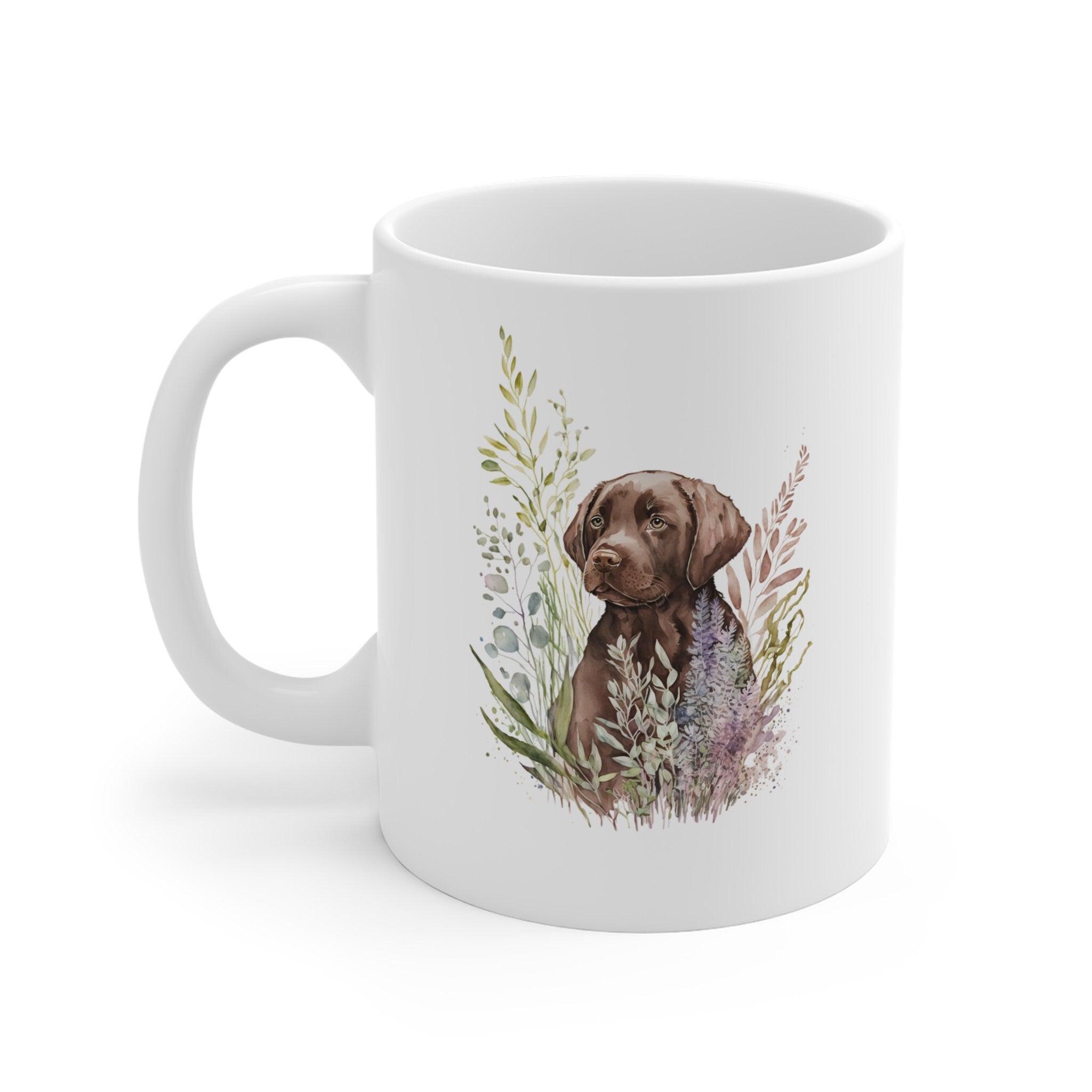 Personalized Chocolate Labrador Coffee Mug