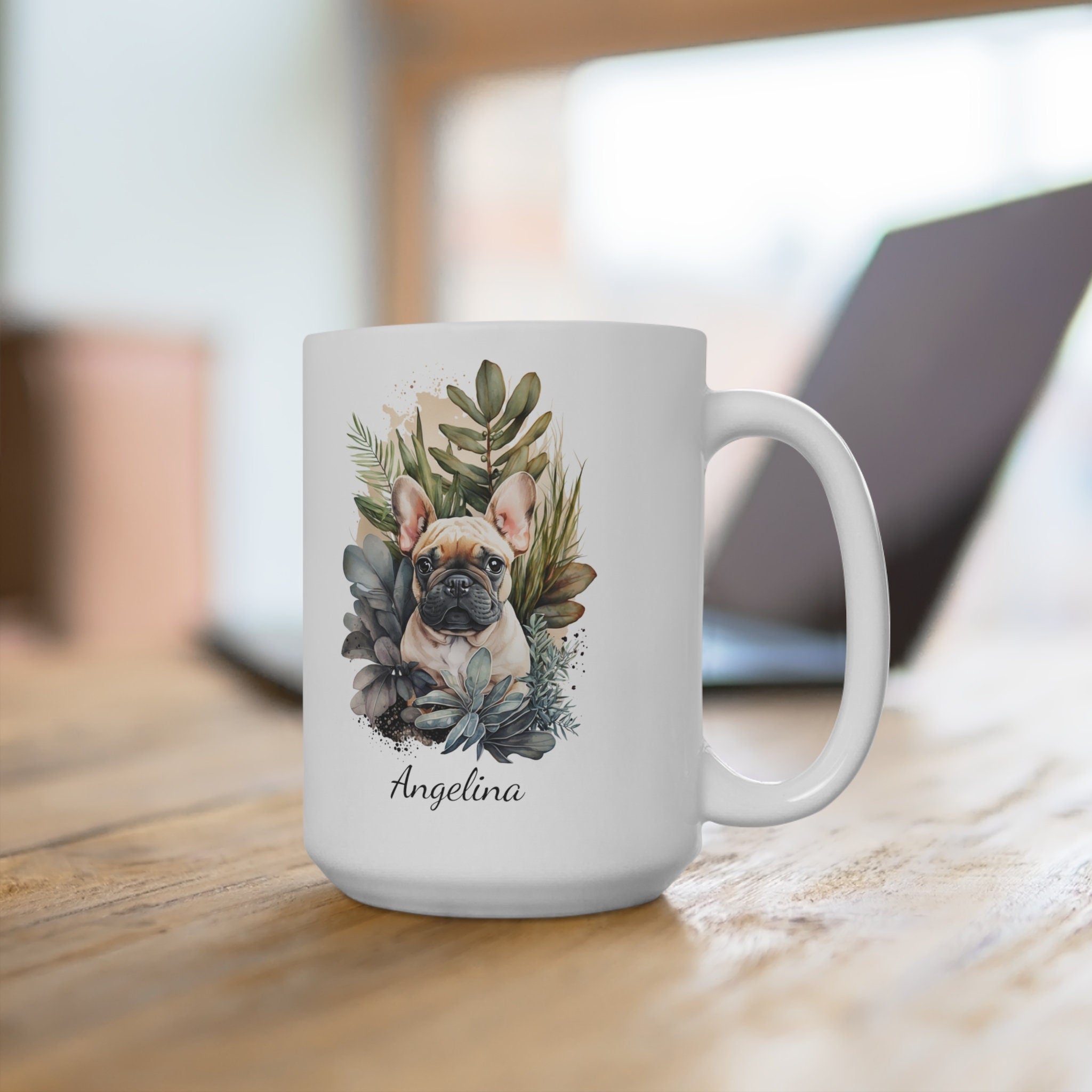 Personalized French Bulldog Coffee Mug