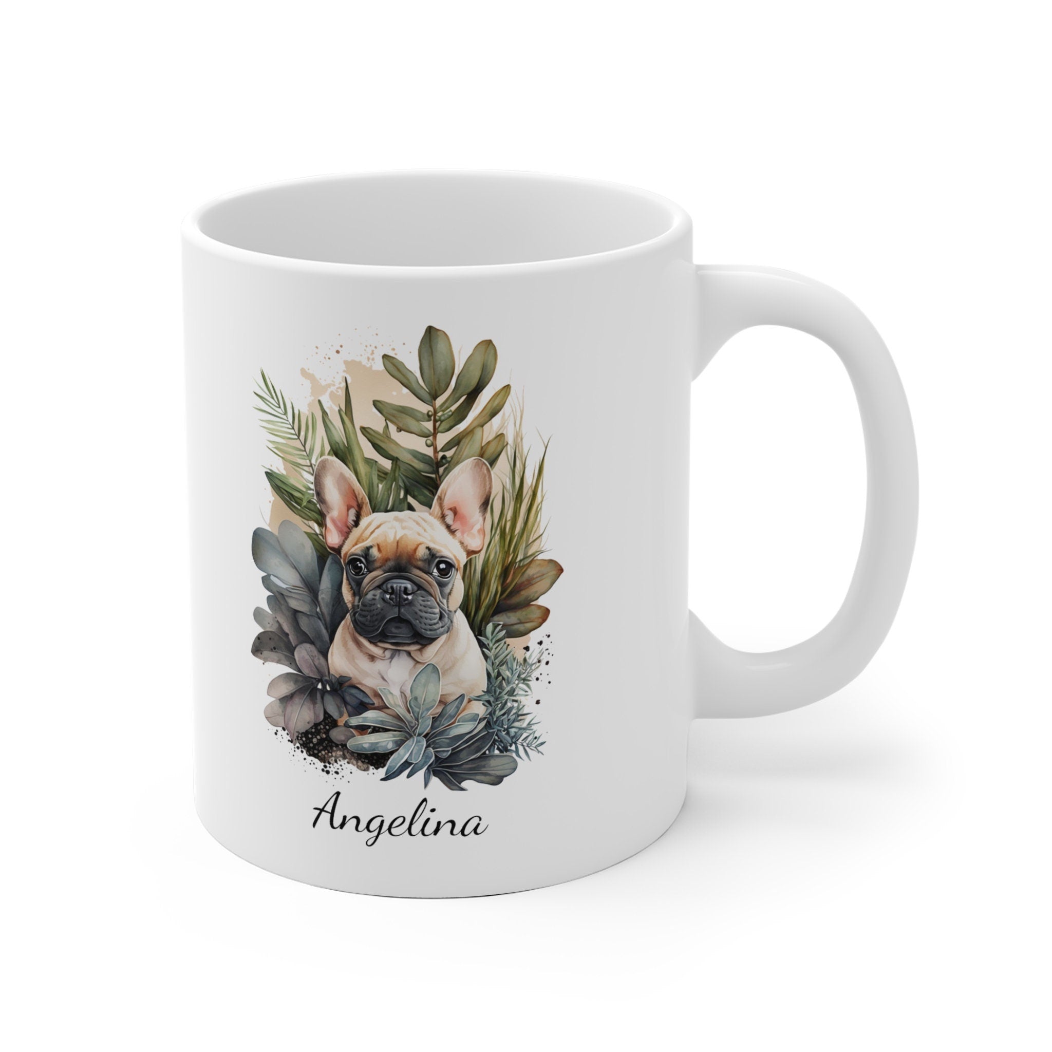 Personalized French Bulldog Coffee Mug
