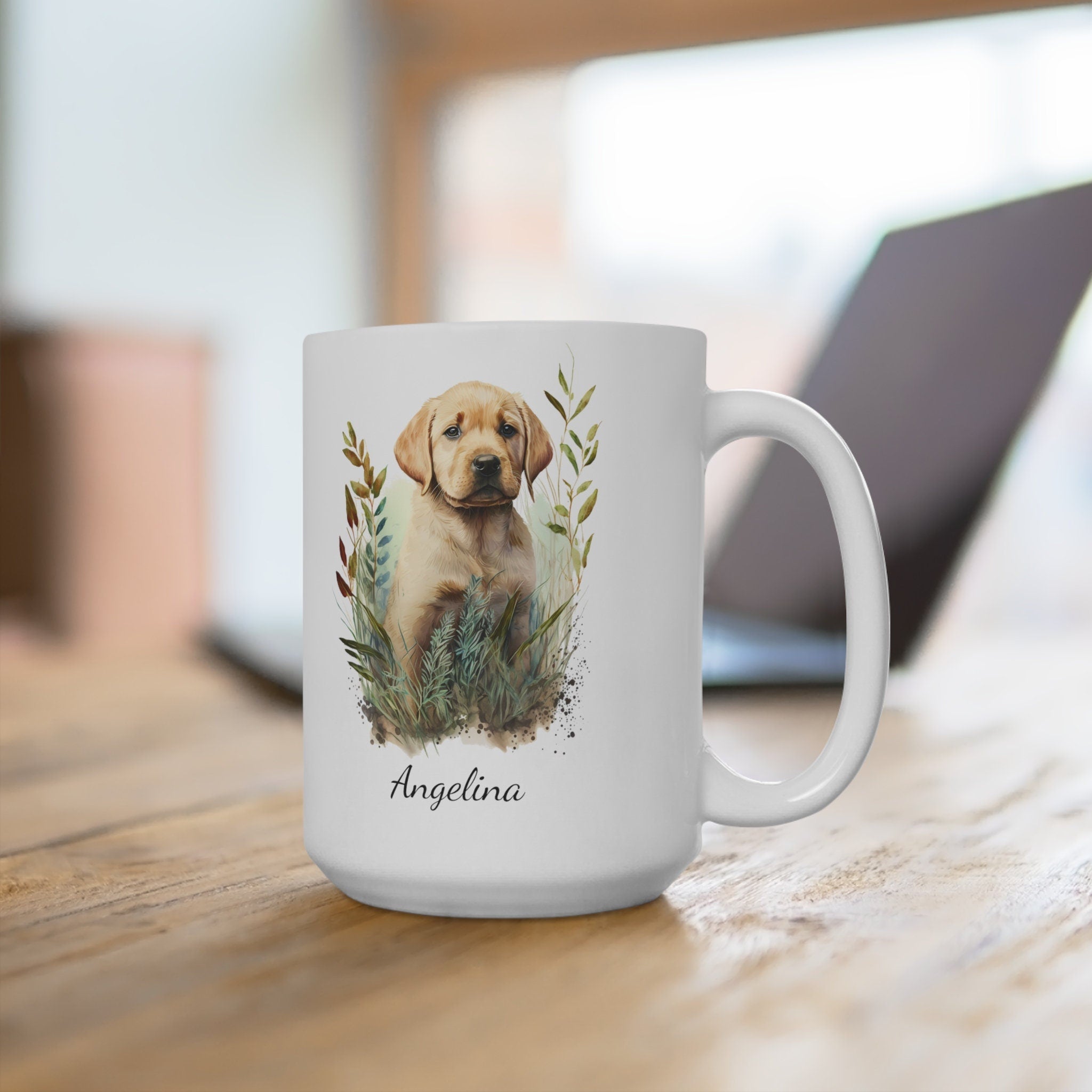 Personalized Golden Labrador Coffee Mug