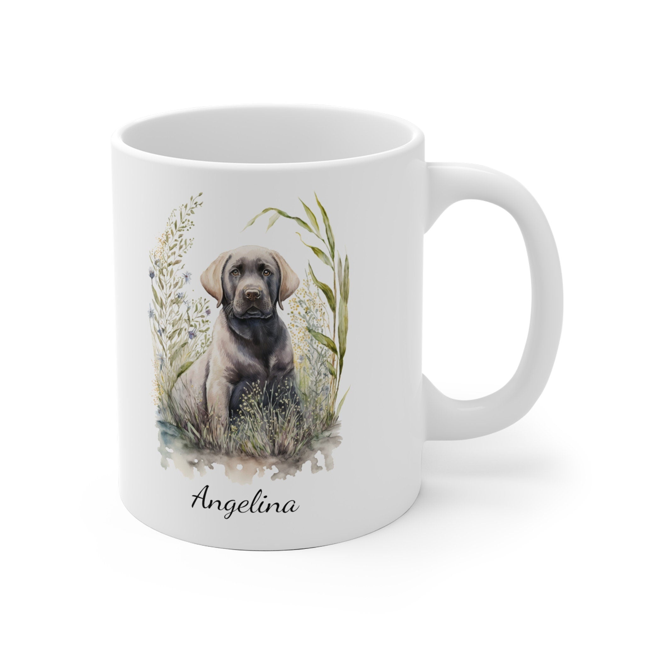 Personalized Chocolate Labrador Coffee Mug