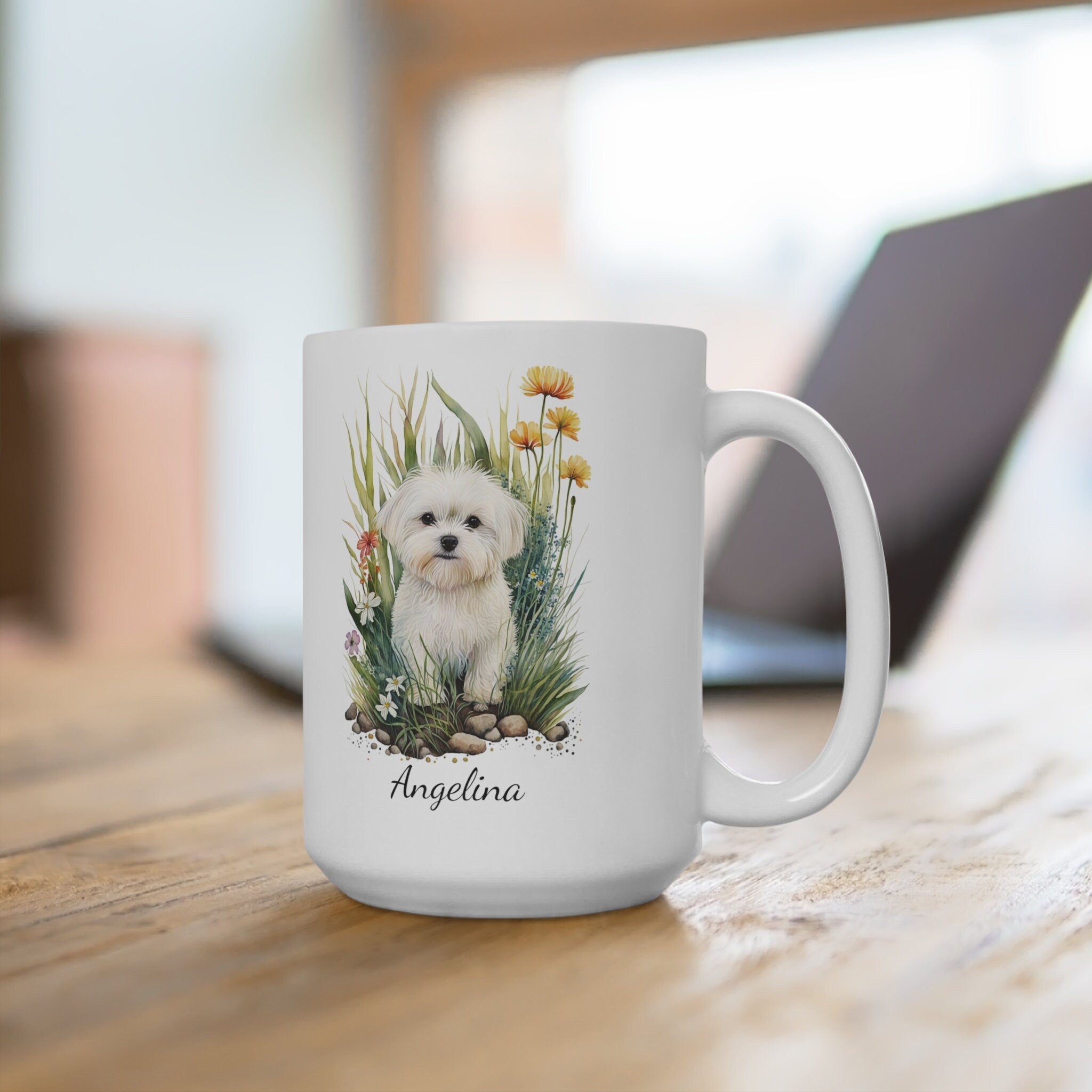 Personalized Bichon Frisé Coffee Mug