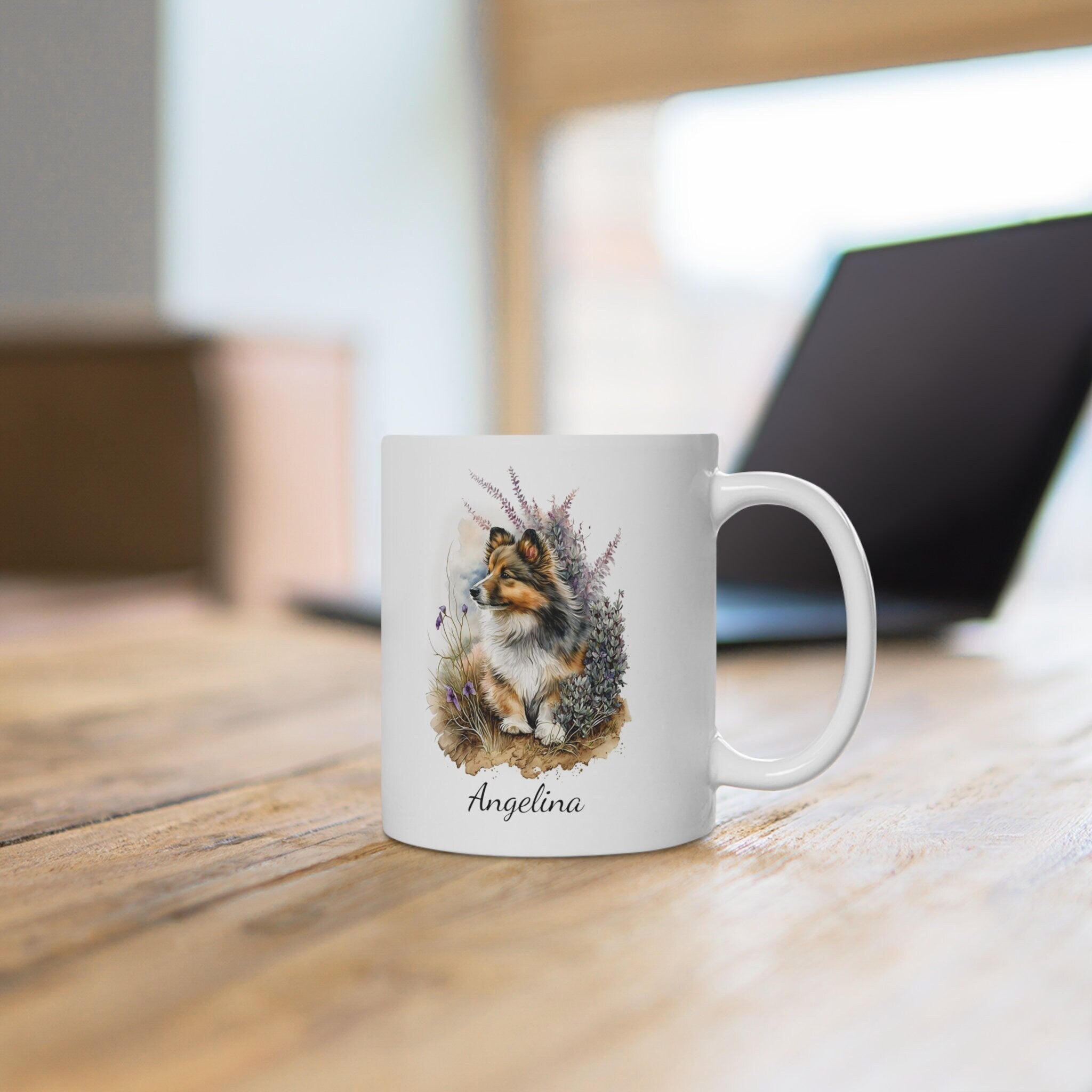 Personalized Shetland Sheepdog Coffee Mug