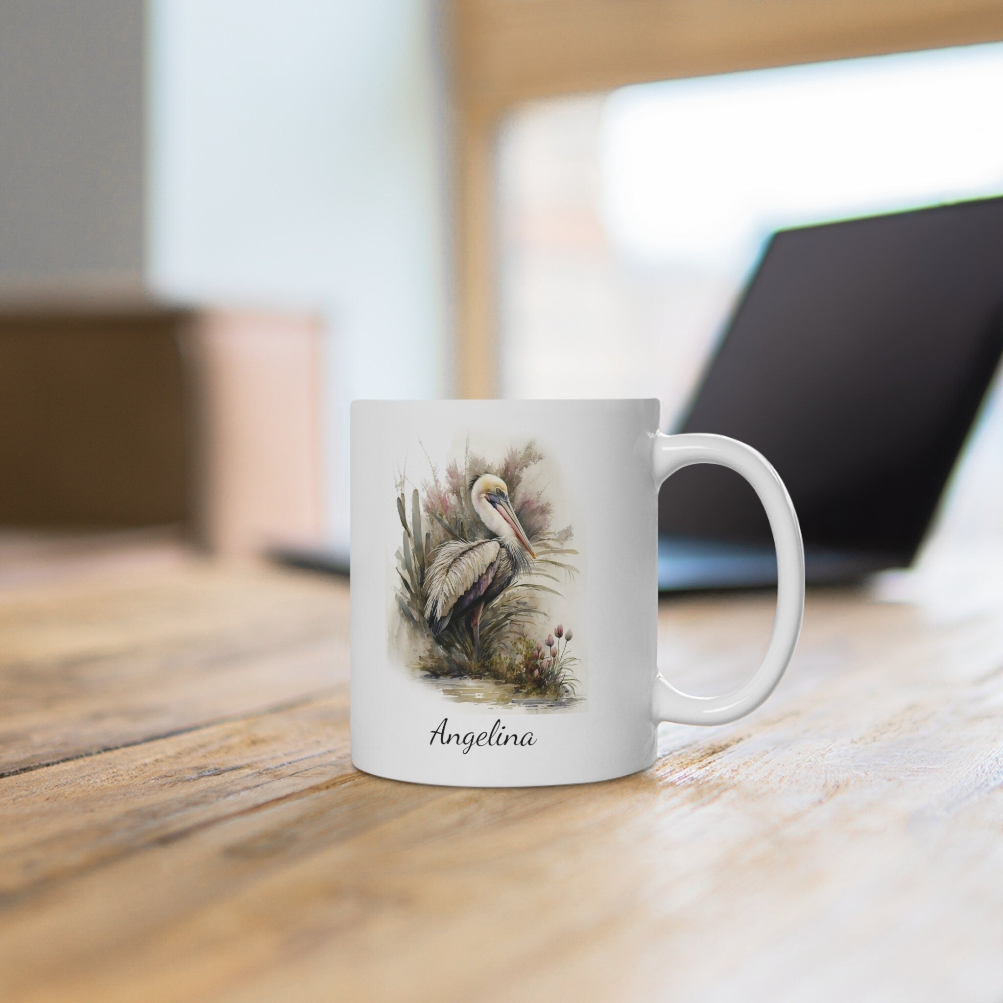 Personalized Pelican Coffee Mug