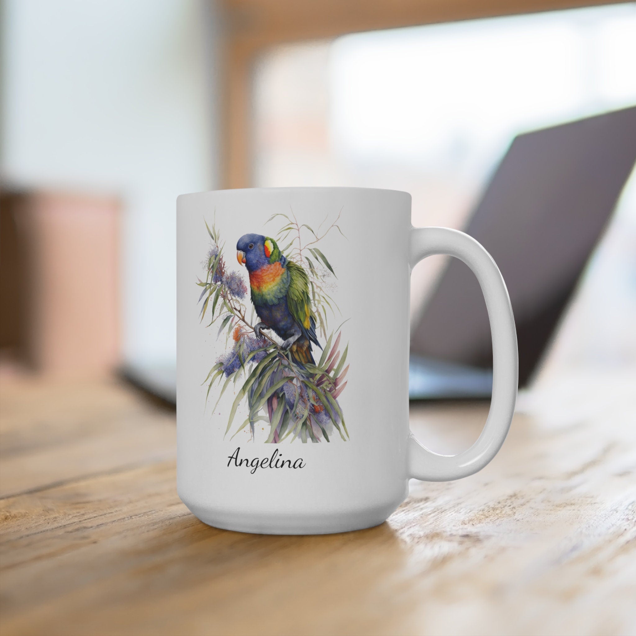 Personalized Lorikeet Parrot Coffee Mug