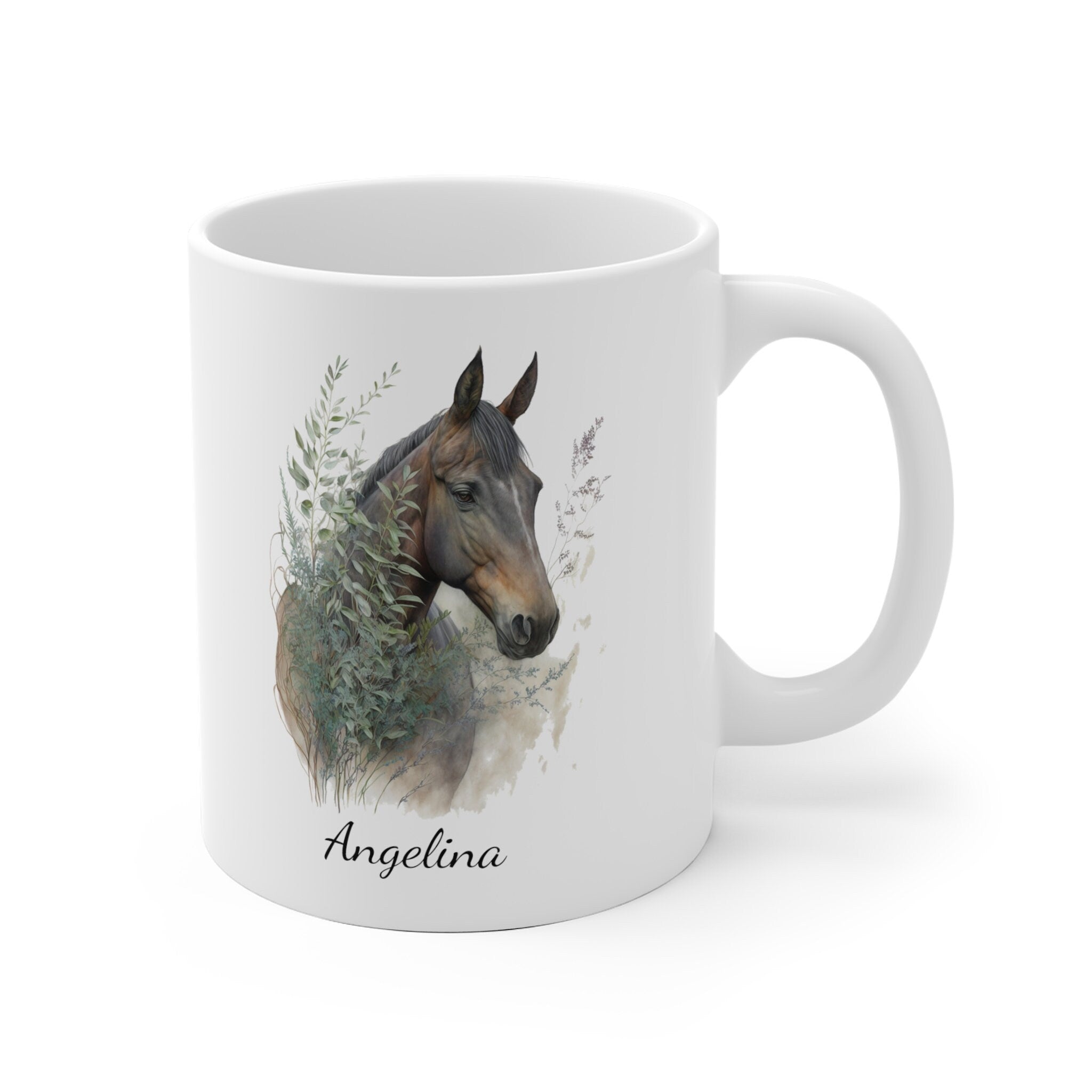 Personalized Horse Coffee Mug