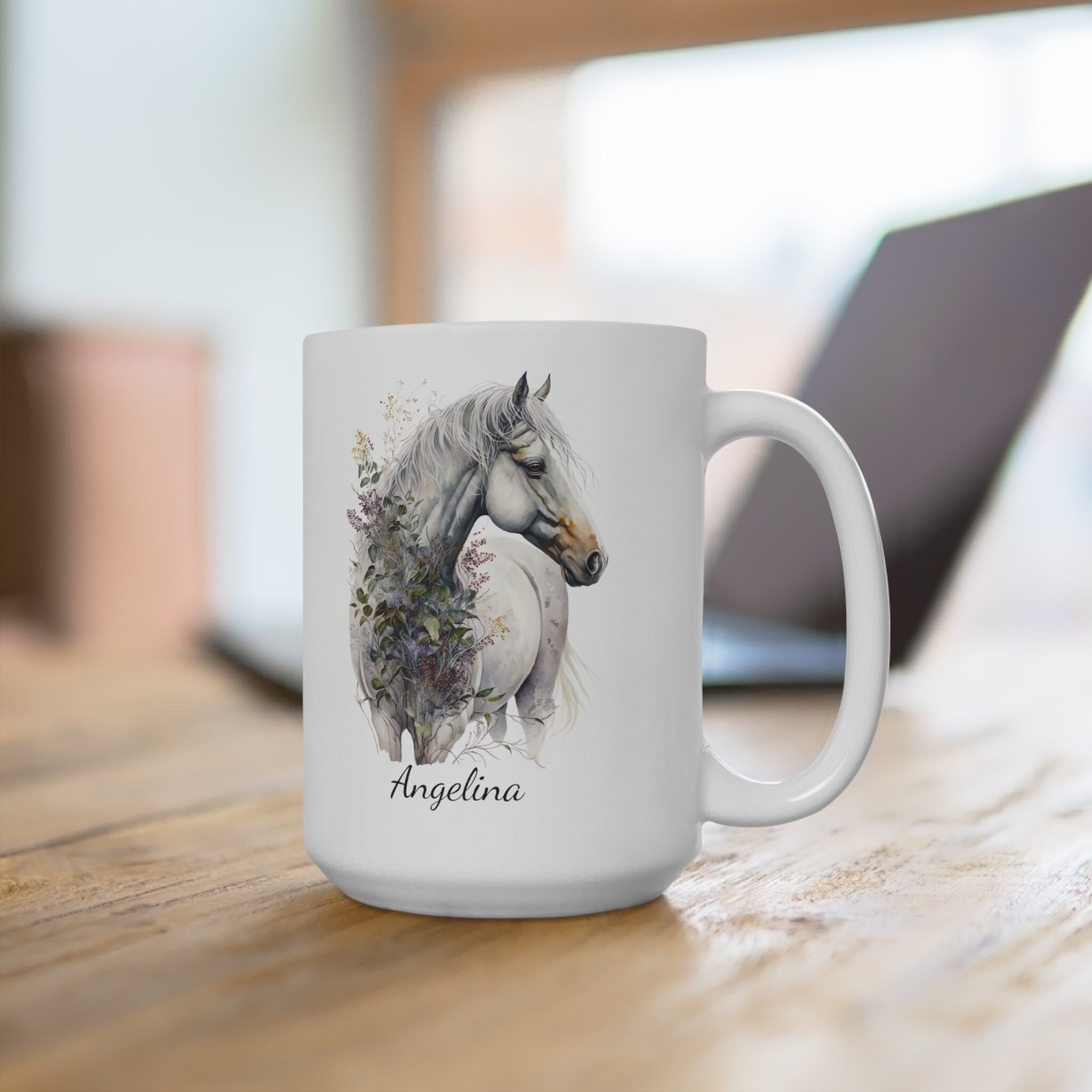 Personalized Horse Coffee Mug